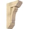 Ekena Millwork Merced Slat Rough Sawn Bracket w/ Offset Brace, Douglas Fir, 8"W x 18"D x 30"H BKT0806X18X30MRC06RDF - alternate 1